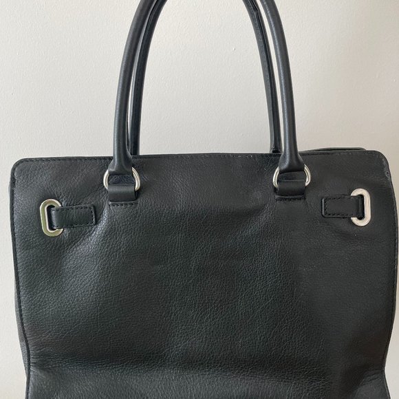 Michael Kors Hamilton Black Tote 38T1YHMT3L - Picture 2 of 9